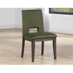 Evan Green Velvet Side Chair - Image 9
