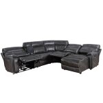 Provo 6-piece Dual-power Chaise Sectional - Image 9
