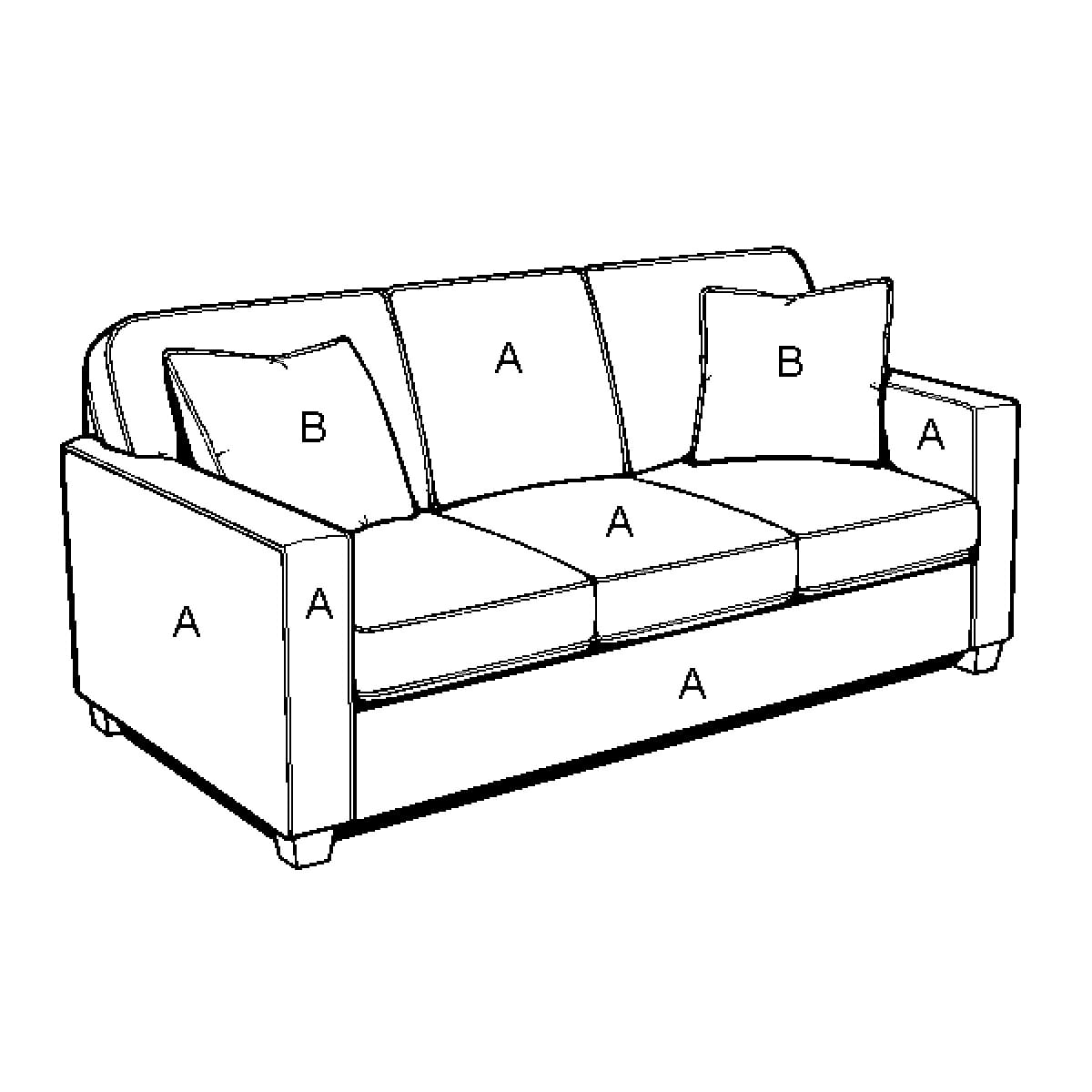 51c4e6d9efd0151cc426589157b68750 M2541P-01 Power Sofa - Image 1