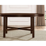 Hartford 72 Inch Table 7 Piece Set, Brown Chairs(table & 6 Side Chairs) - Image 5