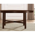 Hartford 72 Inch Table 7 Piece Set, Brown Chairs - Image 4
