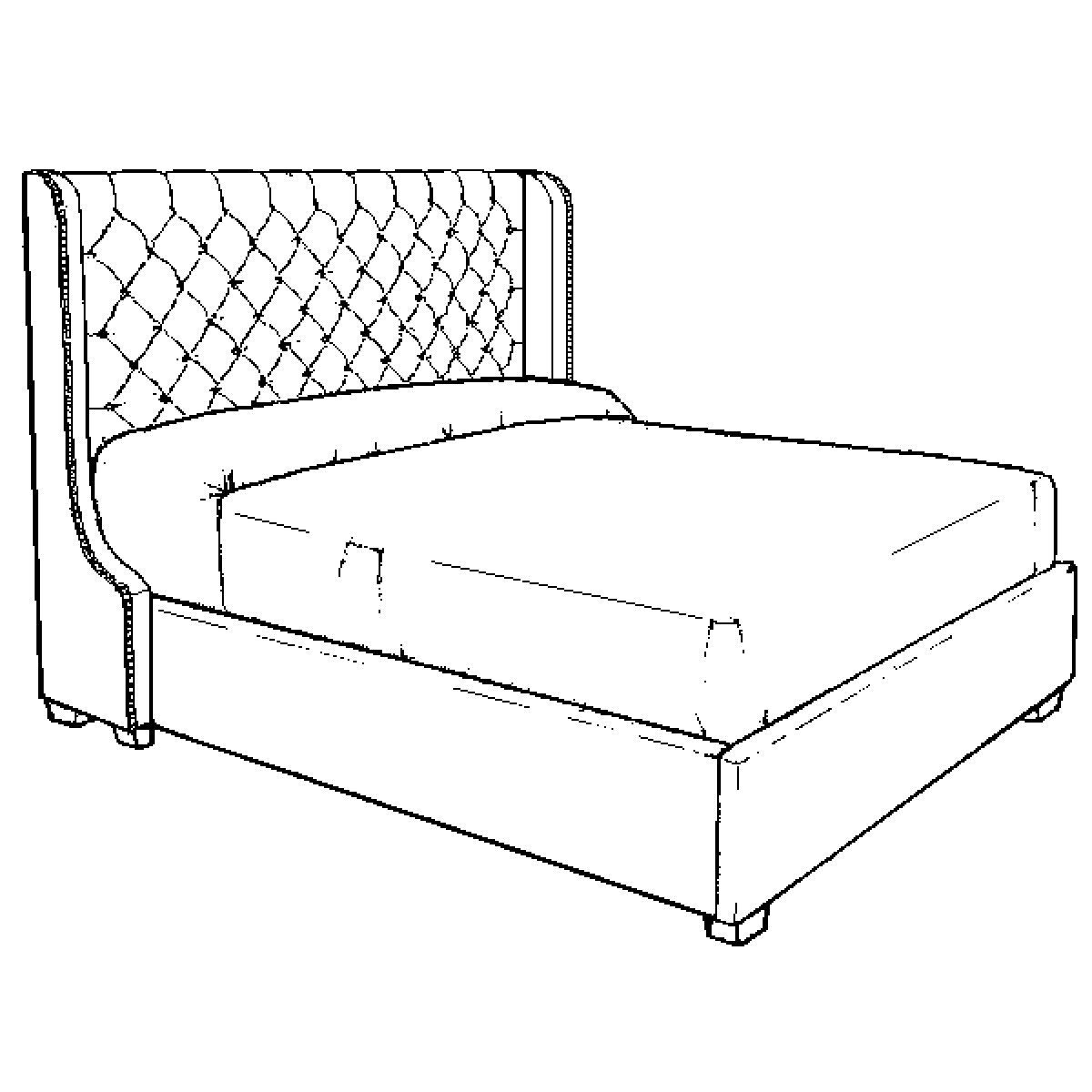 52f39c49263c61da92a7193327eb63a4 HB90K Farbic HeadBoard - Image 1