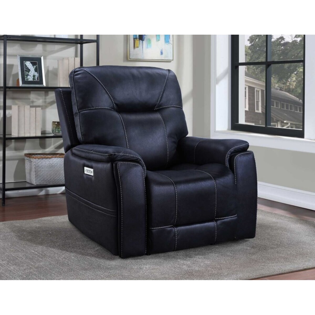 5374ee0479c1d4cb605ddaa127ebcf21 Lexington Triple-power Media Recliner, Ocean Blue - Image 1