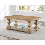 Dory Coffee Table With Casters, Sand - Image 3