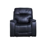Lexington Triple-power Media Recliner, Ocean Blue - Image 8