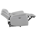 Alexandria Leather Power Recliner, Stone - Image 9