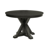Rylie 48-inch Round Table Top, Black Finish - Image 7