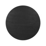 Colvin, 36″ Round Cocktail Table, Castered, Black - Image 4