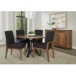 Crafted Cherry Dining By Ben & Erin Napier 48 Inch Round Table W/ Metal Base - 151-048-200 - Image 3