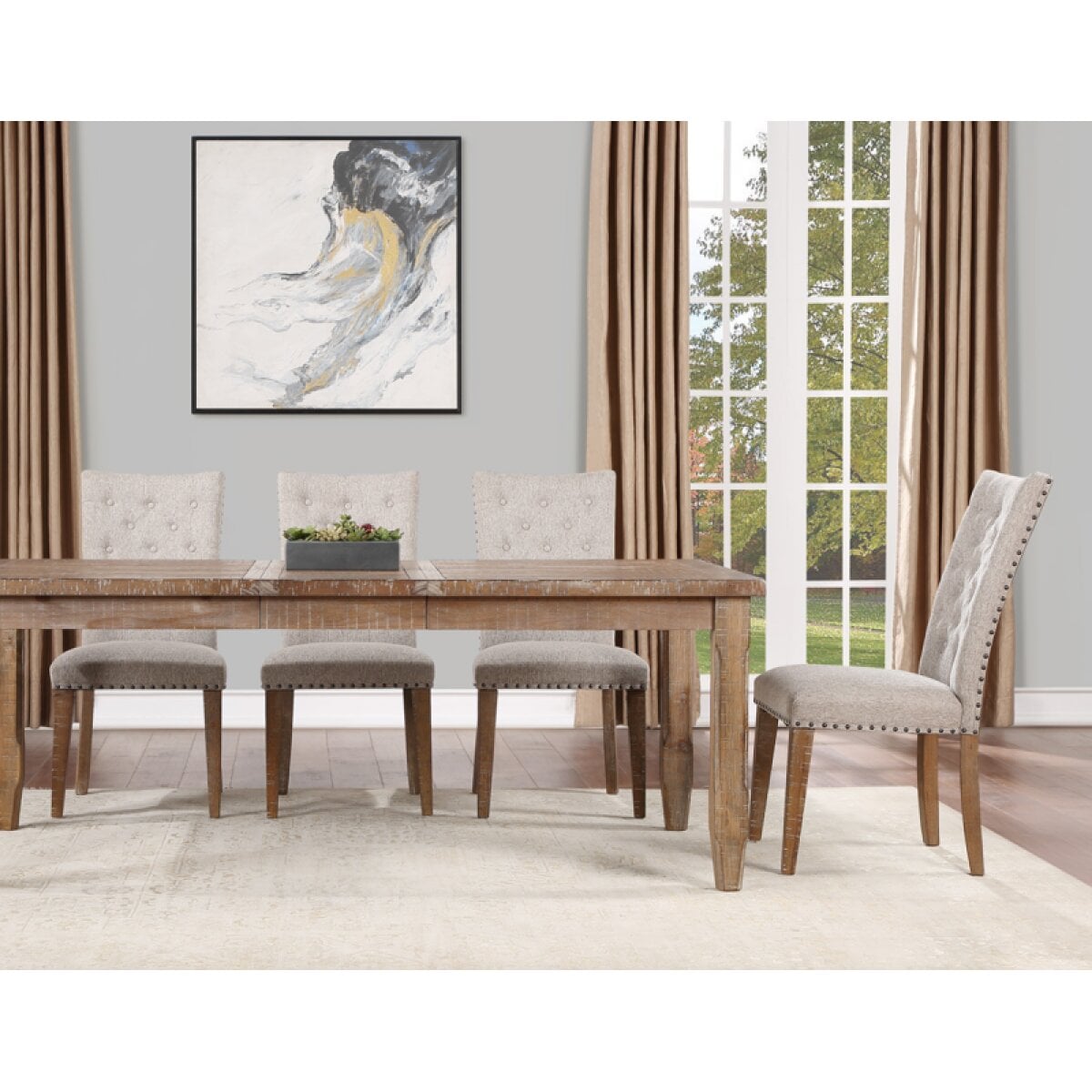Riverdale 64-80-inch Dining Table – Doughty's Furniture & Mattress ...