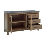 Grayson Gray Marble Top Server - Image 4