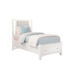 Bonanza TWIN UPHOLSTERED STORAGE BED 3/3 - GREY