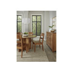 Crafted Cherry Dining by Ben & Erin Napier 48 inch ROUND TABLE w/ Wood Base