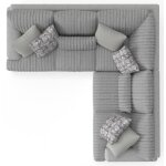 Titan 3480 Armless Sofa - Image 7
