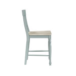 Darcy 5-piece 64-82″counter Set With 18-inch Leaf, Mint Green And Washed Linen Finish - Image 15