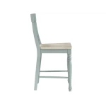 Darcy 5-piece 64-82″counter Set With 18-inch Leaf, Mint Green And Washed Linen Finish - Image 14