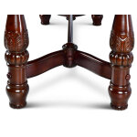 Antoinette 96-120 Inch Pedestal Dining Table W/24″ Leaf - Image 4