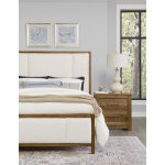 Crafted Cherry By Ben & Erin Napier King Upholstered Bed-white Fab - Image 3