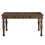 Joanna 59.5″ 4-drawer Dining Table, Brown - Image 5