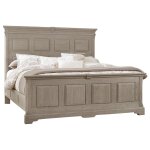 Heritage Queen Mansion Bed With Decorative Rails