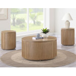 Colvin, 18″ Round End Table, Toffee - Image 5