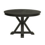 Rylie 48-inch Round Table Top, Black Finish - Image 8