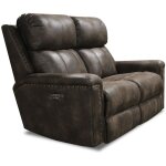 Double Reclining Loveseat With Nails