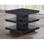 Canyon, End Table, Black