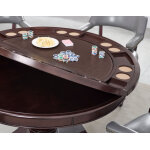 Tournament, Game Table And Chairs, 6-piece, Brown(table & 4 Side Chairs) - Image 7