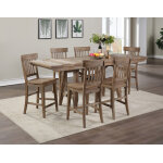 Riverdale 7-piece Counter Set(counter Table , 6 Side Chairs)
