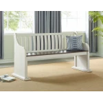 Joanna 6 Piece Bench Dining Set(table, Bench With Back & 4 Side Chairs) - Image 2