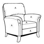 2450 Push Back Chair