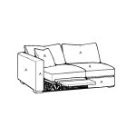 M2900P-53 LHF Power Loveseat-no drawer