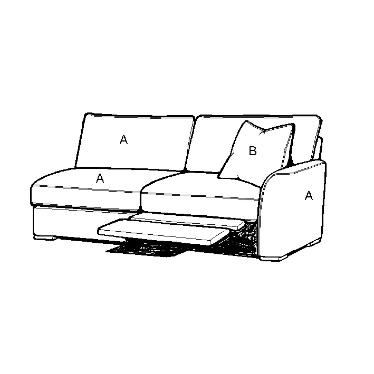 680f28002174b79ee2b05ce281d3349c M2786P-06 RHF Loveseat Power - Image 1