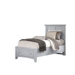 Bonanza Twin Mansion Storage Bed - Grey Finish