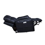 Lexington Triple-power Media Recliner, Ocean Blue - Image 15