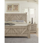 Cool Rustic Cal King X Bed With X Footboard - Image 3