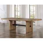 Aubrey Waxed Driftwood 7-piece 78-96″ Dining Set - Image 3