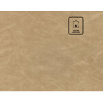 Rylie Folding Game Table Top, Black Finish With Sand Vegan Leather