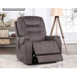 Brisbane Power Lift Chair W/three Heat Zones, Stone - Image 14