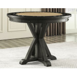 Rylie 6-piece Counter Game Dining Set, Black Finish - Image 4