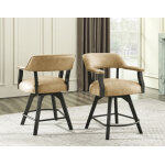 Rylie 6-piece Counter Game Dining Set, Black Finish - Image 22