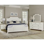 Maple Road Two-tone Cal King Scalloped Bed - Image 3