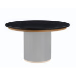 Magnolia 52-inch Round Table Top, Black - Image 7