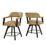 Rylie 6-piece Counter Game Dining Set, Black Finish - Image 23