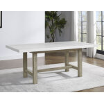 Carena 78-inch Rectangle White Marble Top - Image 6