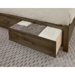 Cool Rustic King Mansion Bed With Footboard Storage - Image 4