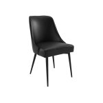 Colfax, Black Leatherette Side Chair - Image 8
