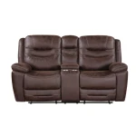 Stetson Manual Reclining Console Loveseat