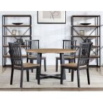 Magnolia 54-inch Round 5-piece Dining Set